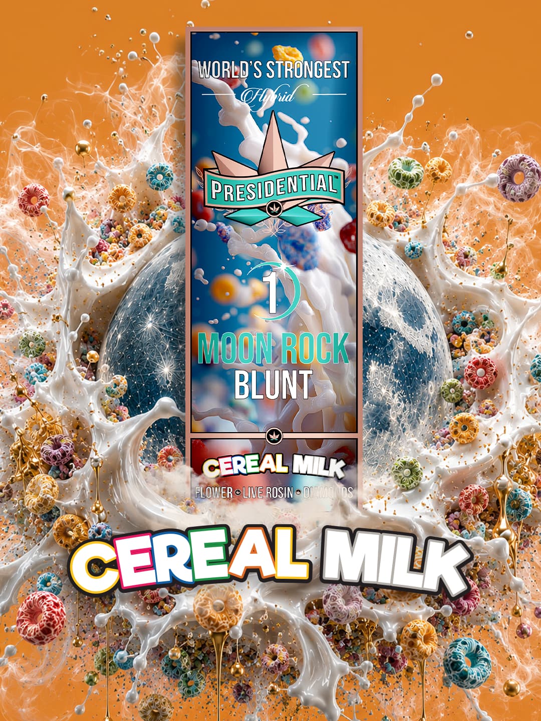 Presidential Cereal Milk 1.5g Moon Rock blunt product