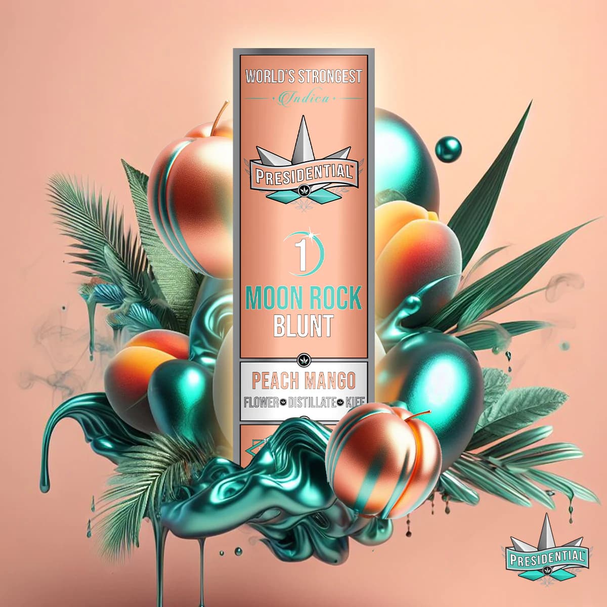 Presidential Peach Mango 1.5g Moon Rock blunt product