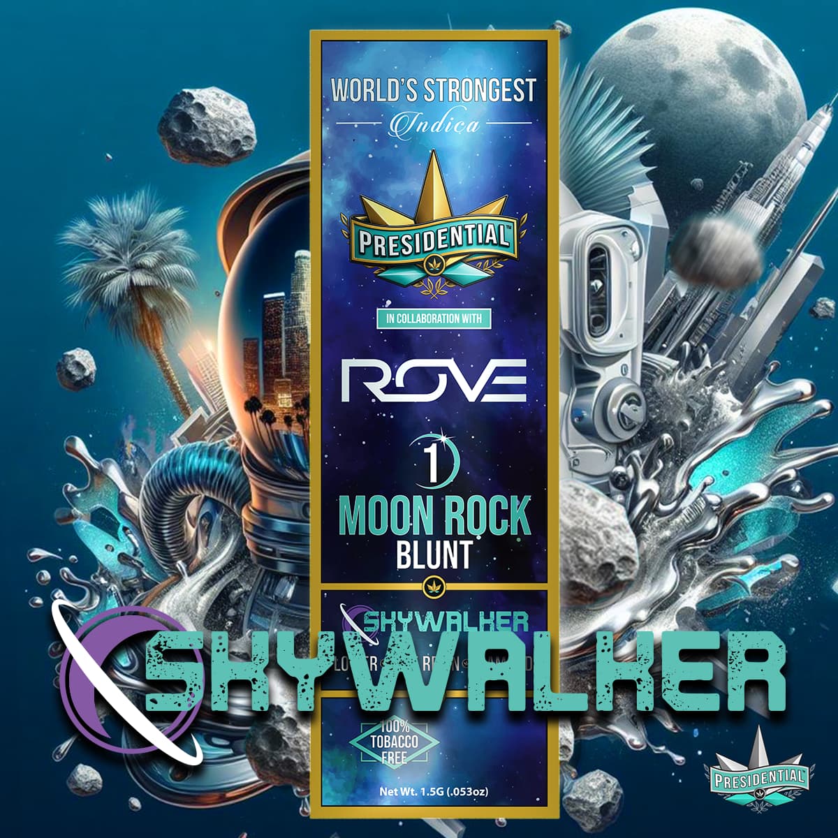 Presidential Skywalker 1.5g Moon Rock blunt product