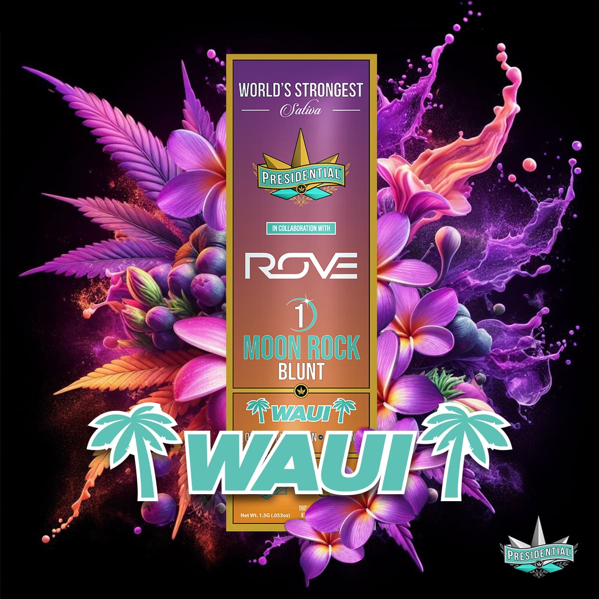 Presidential Waui 1.5g Moon Rock blunt product