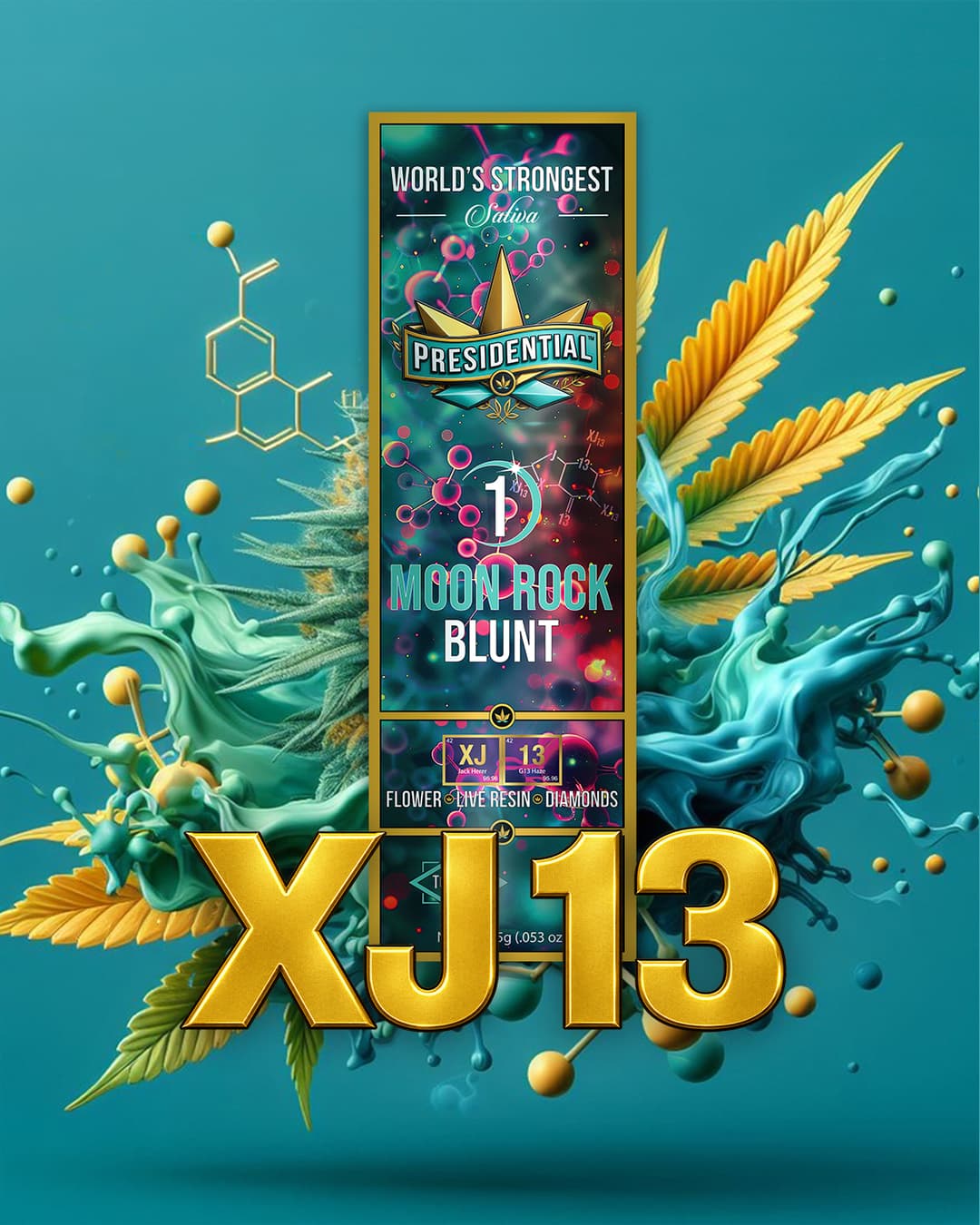Presidential XJ-13 1.5g Moon Rock blunt product