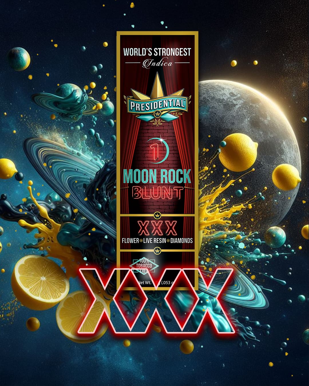 Presidential XXX 1.5g Moon Rock blunt product
