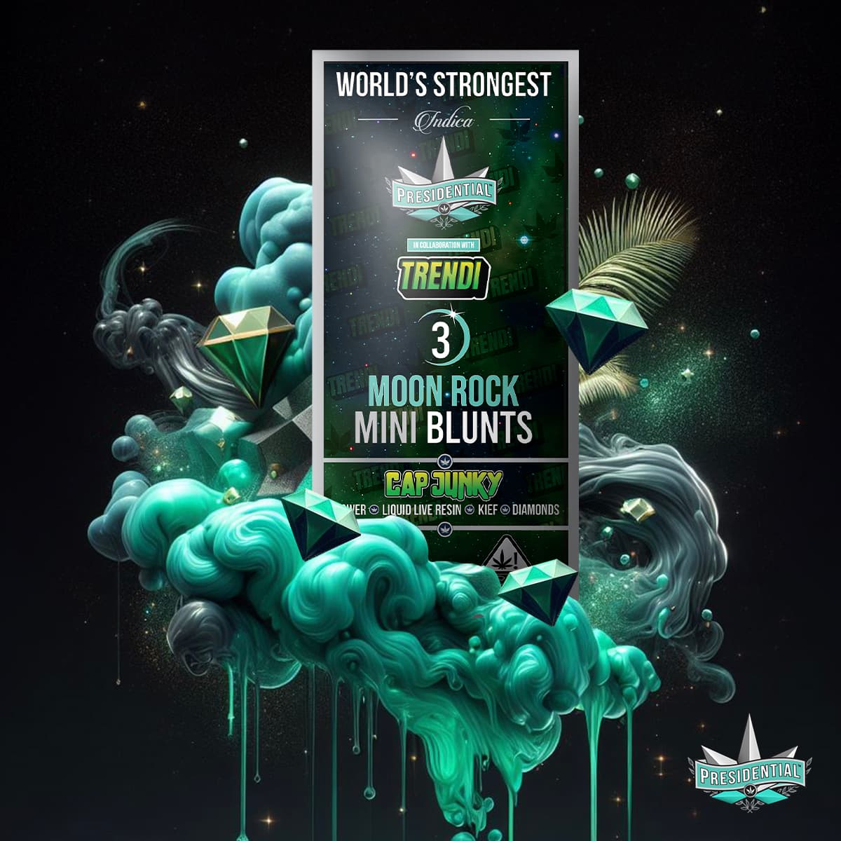 Cap Junky Presidential Mini Blunts product graphic