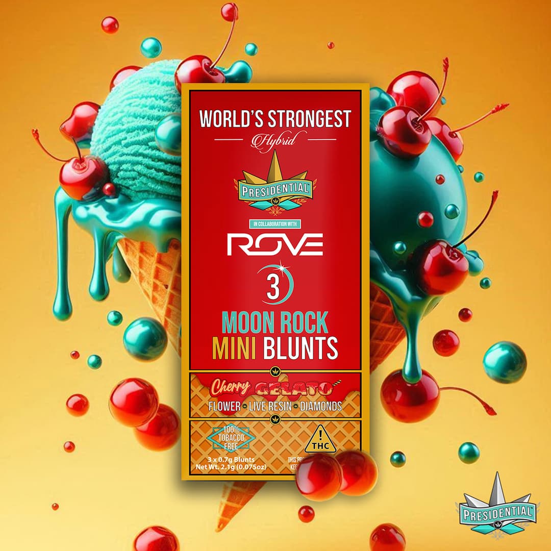 Cherry Gelato Presidential Mini Blunts product graphic