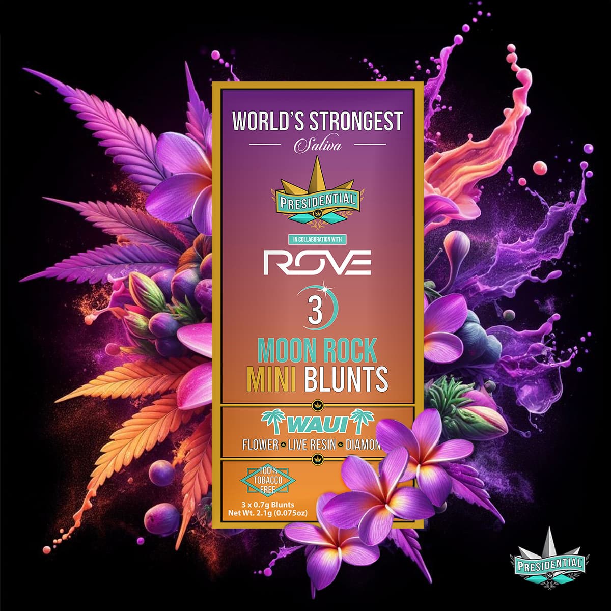 Waui Presidential Mini Blunts product graphic