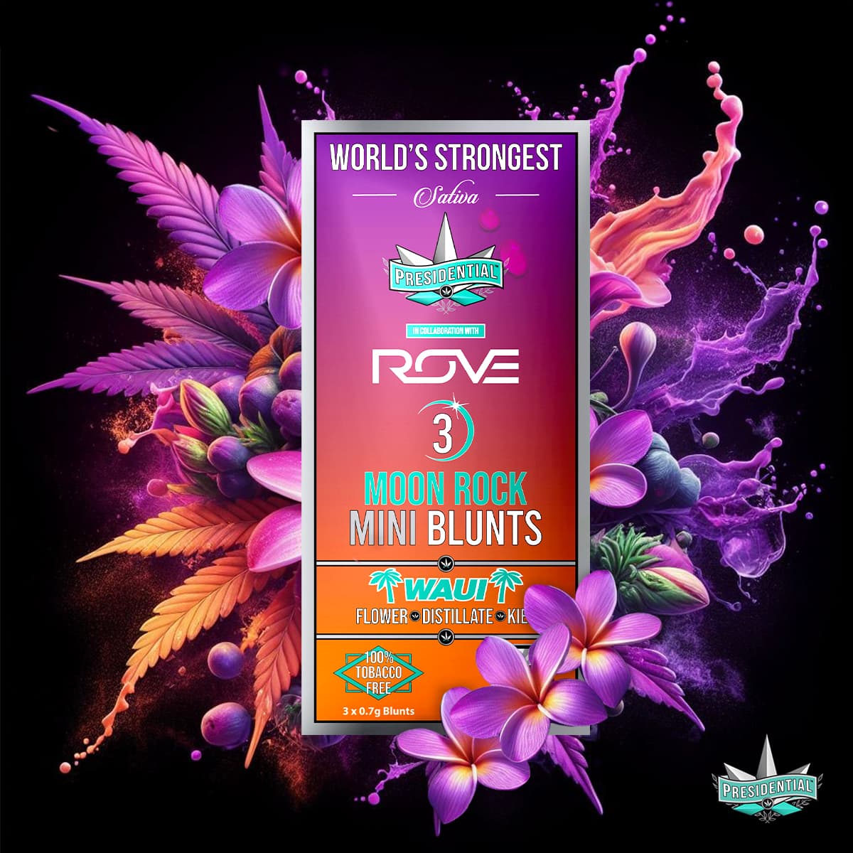 Waui Presidential Mini Blunts product graphic