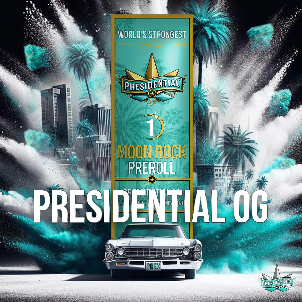Presidential pre-roll packaging shown for the format comparison