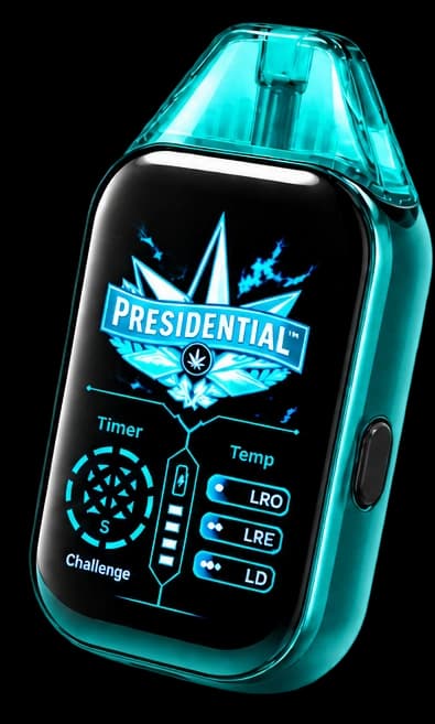 Teal Presidential Orbit device