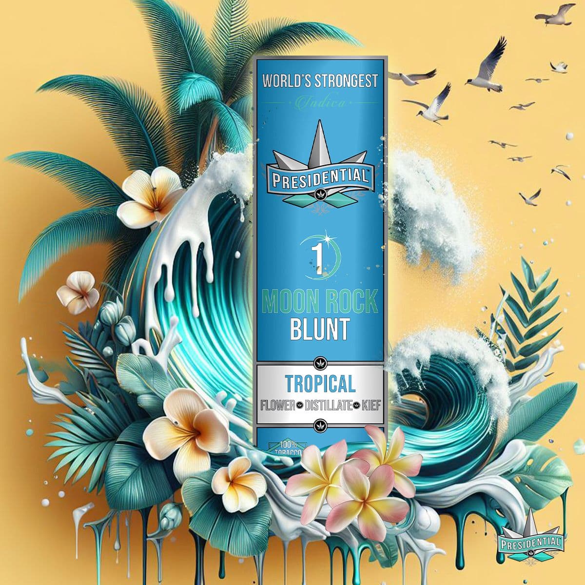 Tropical - Silver Flavor Series product photography
