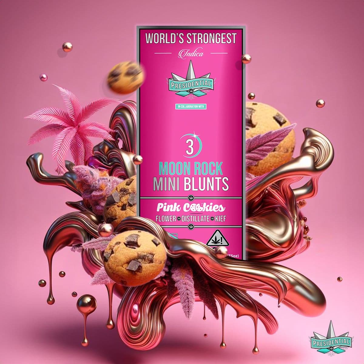 Pink Cookies - Gold Strain Series product photography