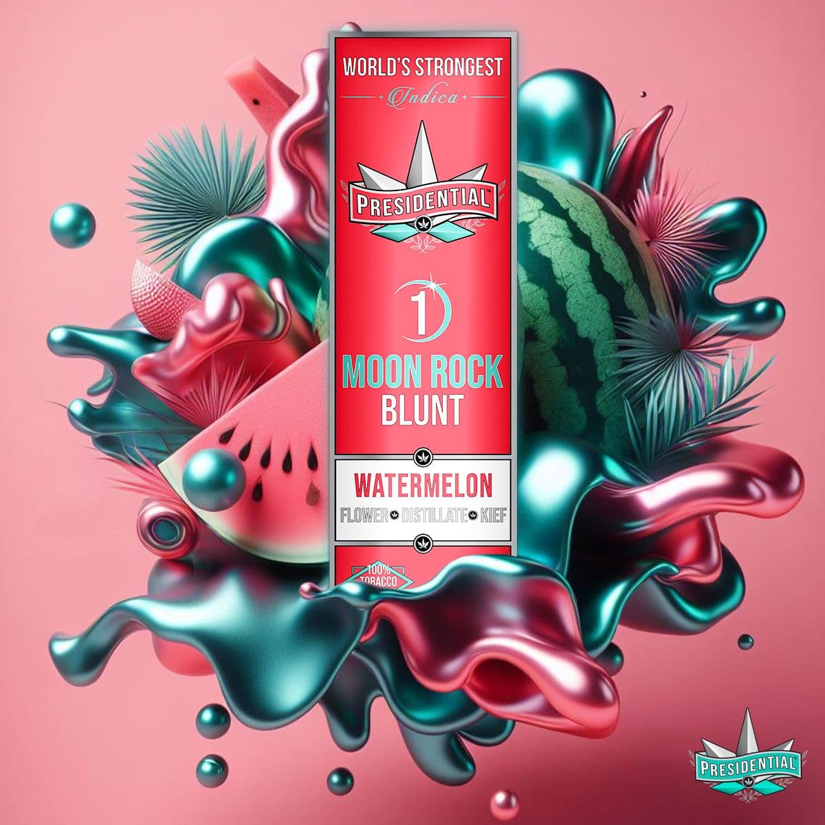 Watermelon - Silver Flavor Series product photography