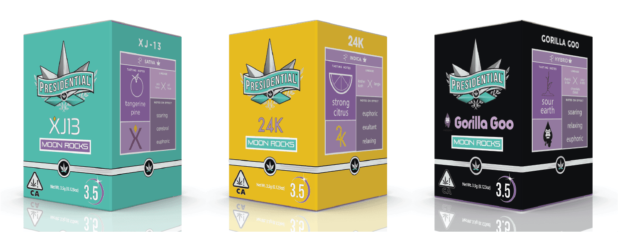 Presidential x THC Design Moon Rocks - legacy product photography