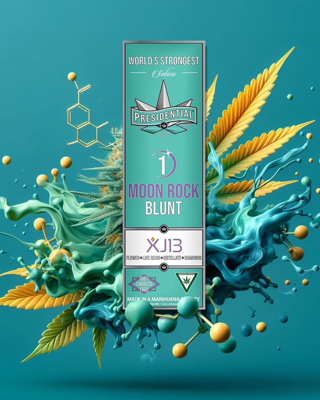 XJ-13 - Gold Strain Series product photography