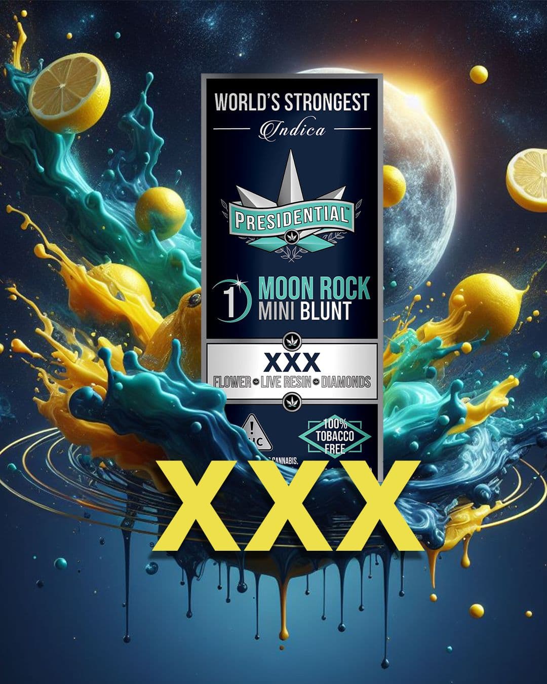 XXX - Gold Strain Series product photography