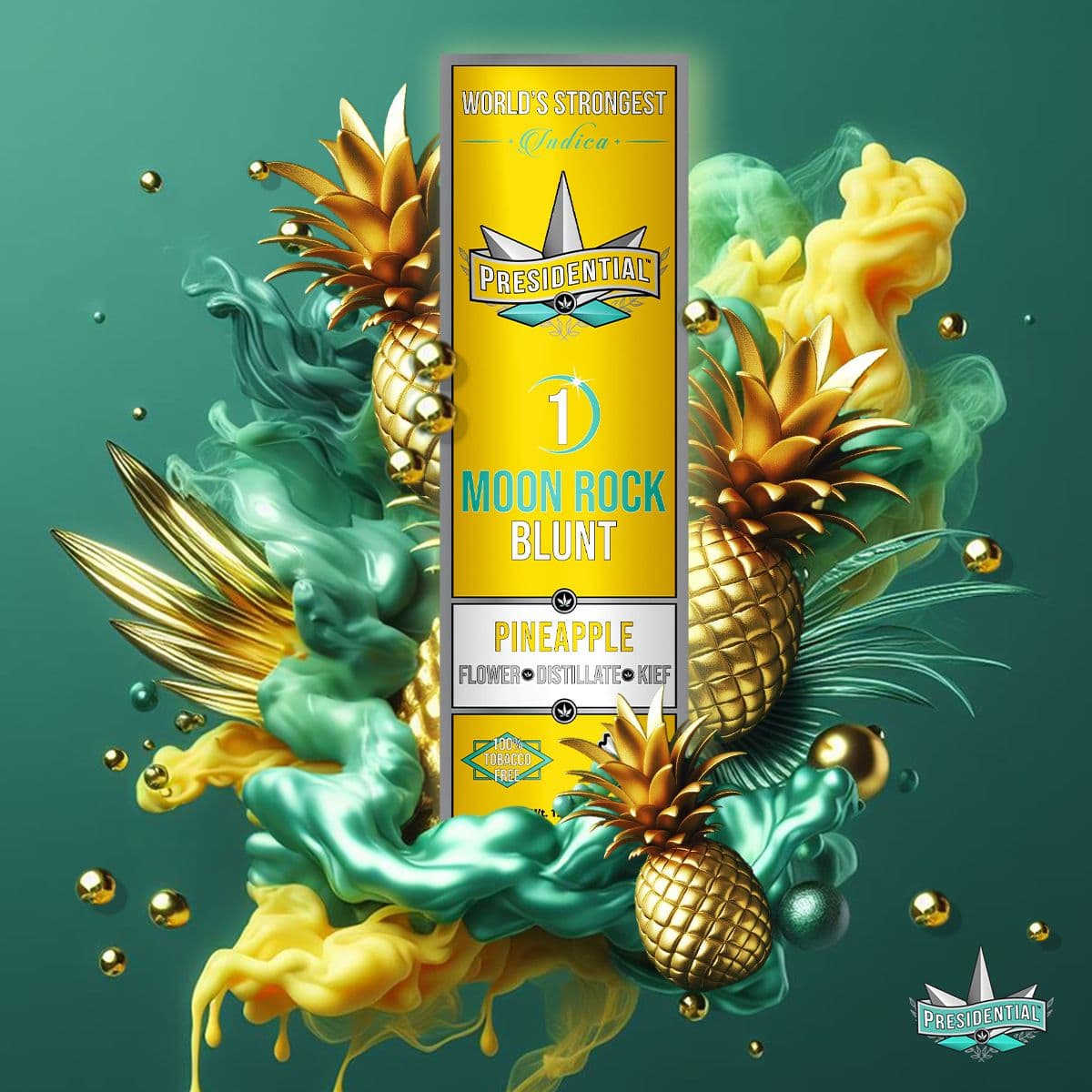 Pineapple - Silver Flavor Series product photography