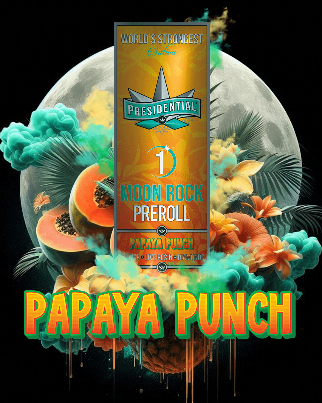 Papaya Punch - Gold Strain Series product photography
