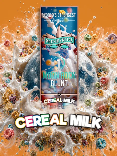 Cereal Milk Moon Rock Blunt artwork by Presidential