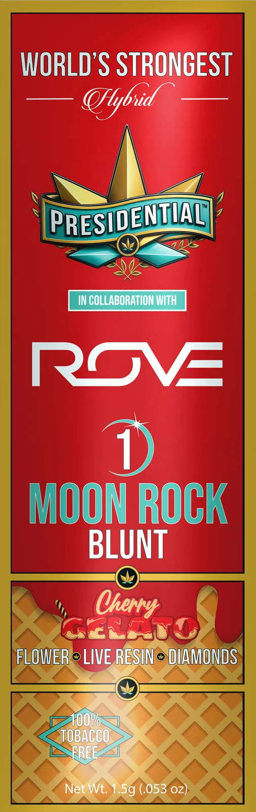 Cherry Gelato Moon Rock Blunt pack