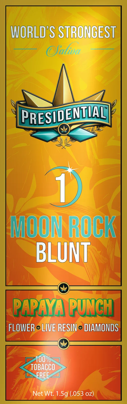 Papaya Punch Moon Rock Blunt pack
