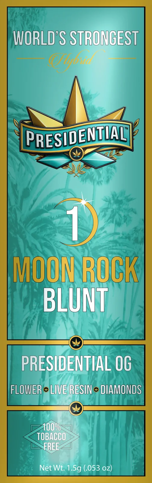Presidential OG Moon Rock Blunt pack