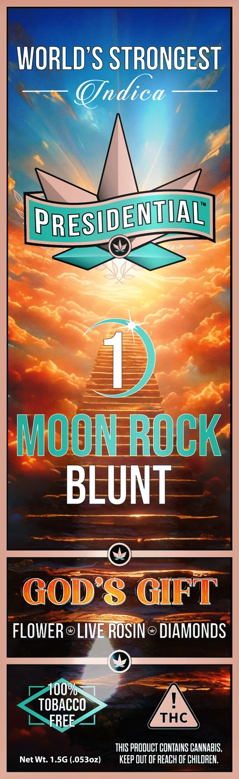 God's Gift Moon Rock Blunt pack