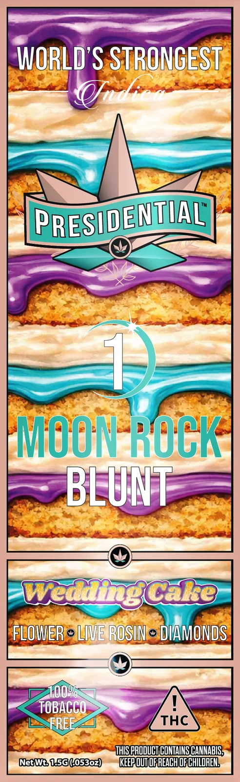 Wedding Cake Moon Rock Blunt pack