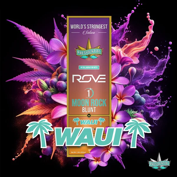Waui Moon Rock Blunt artwork by Presidential