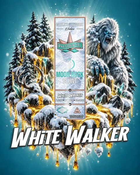 White Walker Moon Rock Blunt artwork by Presidential