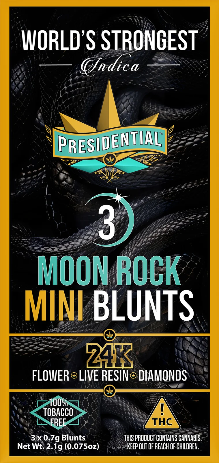 24K Moon Rock Mini Blunt pack