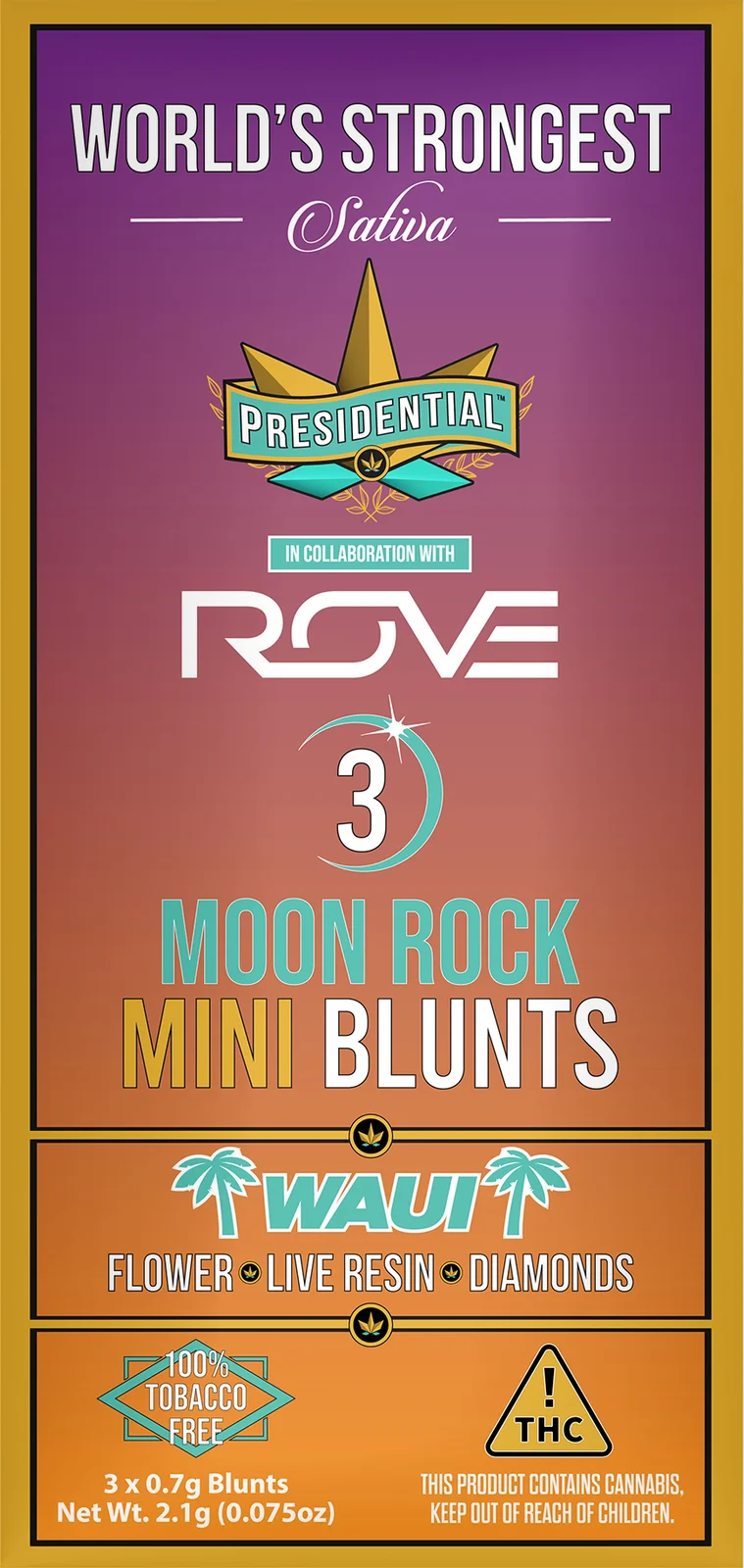 Waui Moon Rock Mini Blunt pack