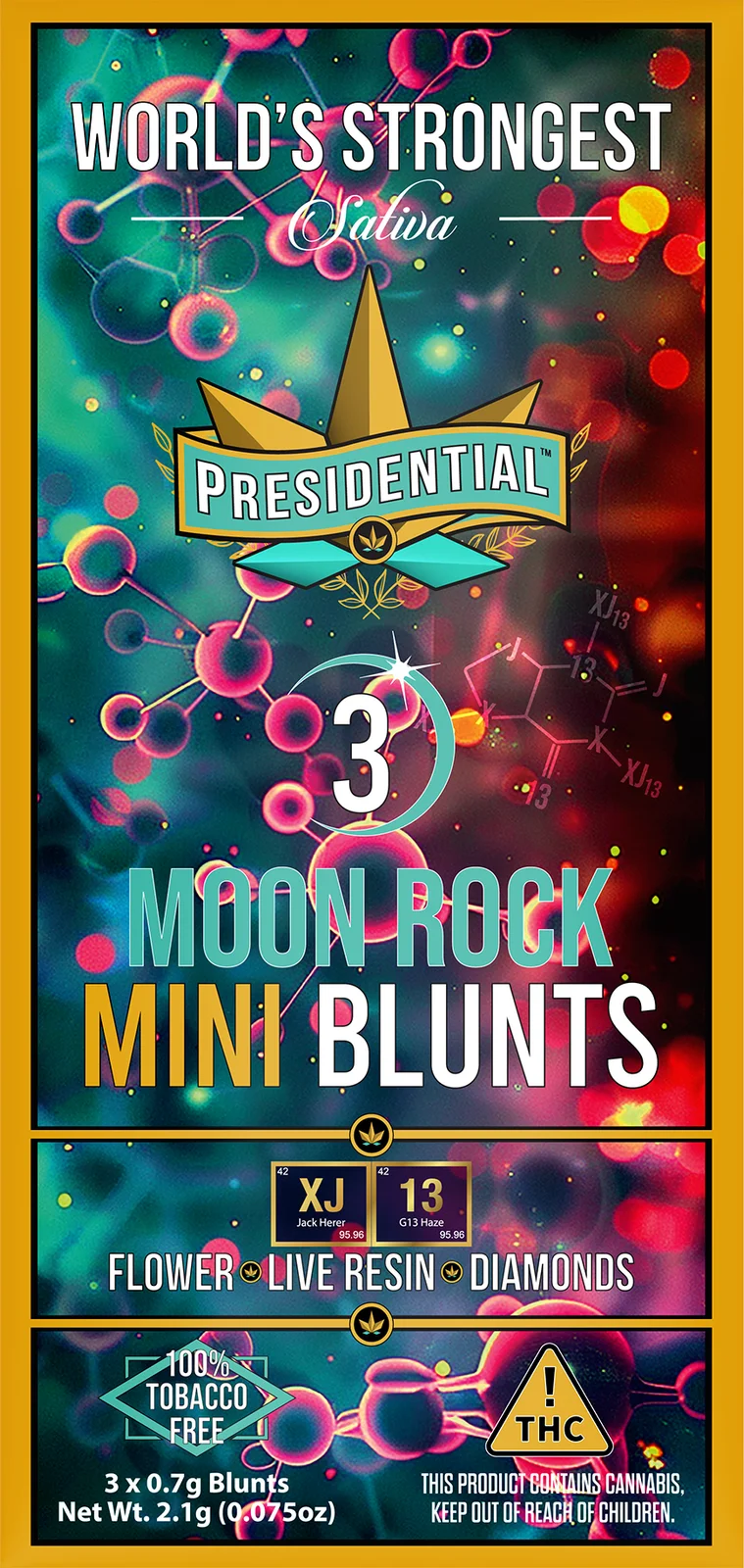 XJ13 Moon Rock Mini Blunt pack