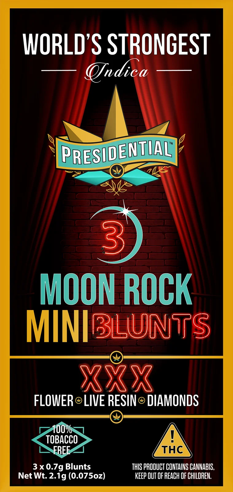 XXX Moon Rock Mini Blunt pack