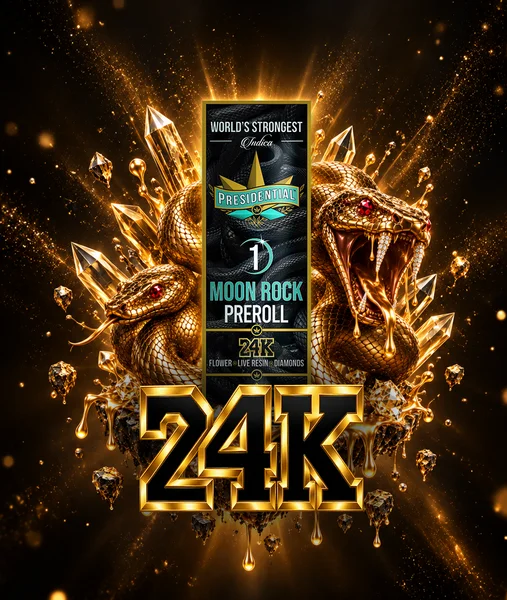 24K Moon Rock Pre-roll artwork by Presidential