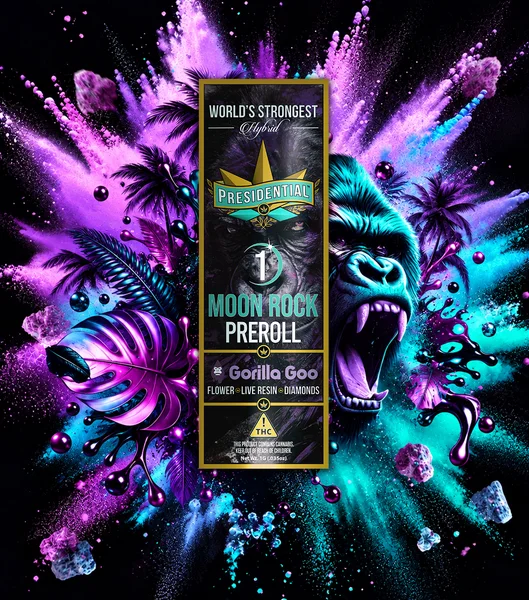 Gorilla Goo Moon Rock Pre-roll artwork by Presidential
