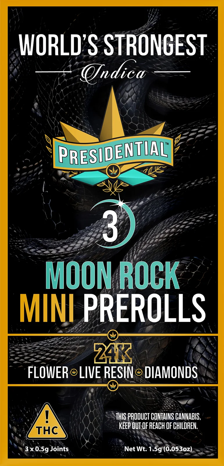 24K Moon Rock Mini Pre-roll pack