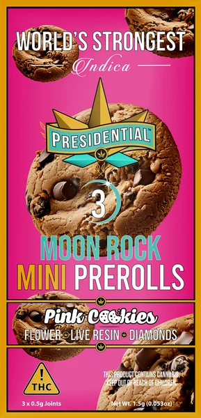 Pink Cookies Moon Rock Mini Pre-roll pack