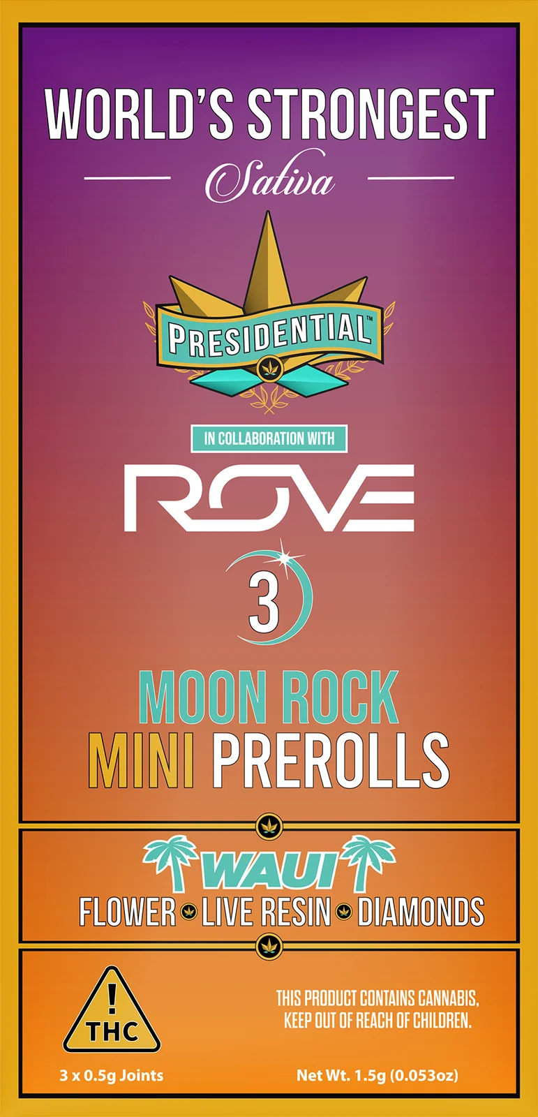 Waui Moon Rock Mini Pre-roll pack