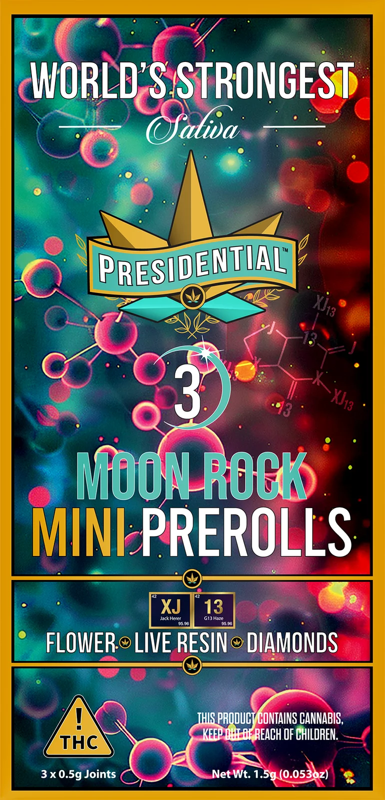 XJ13 Moon Rock Mini Pre-roll pack