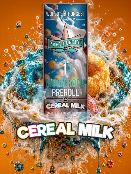 Cereal Milk Moon Rock Pre-roll artwork by Presidential