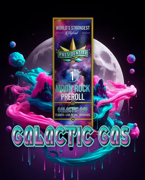 Galactic Gas Moon Rock Pre-roll artwork by Presidential