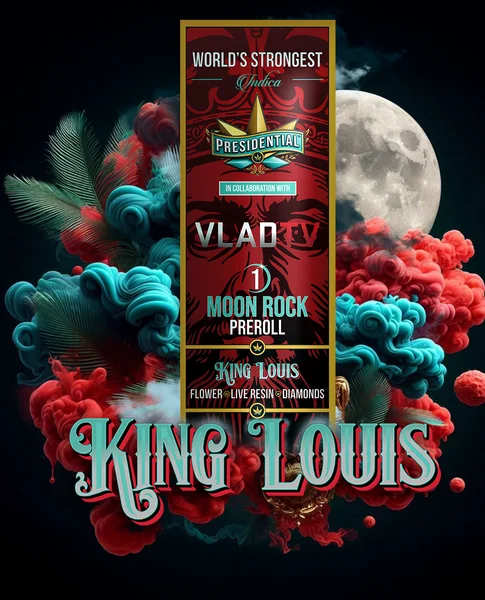 King Louis Moon Rock Pre-roll artwork by Presidential