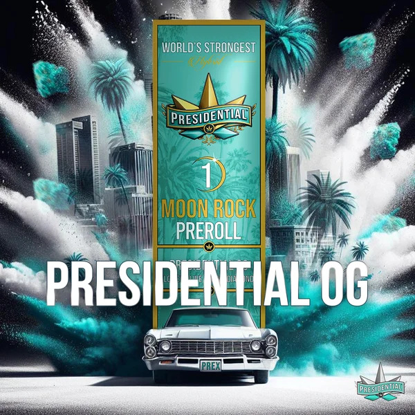 Presidential OG Moon Rock Pre-roll artwork by Presidential