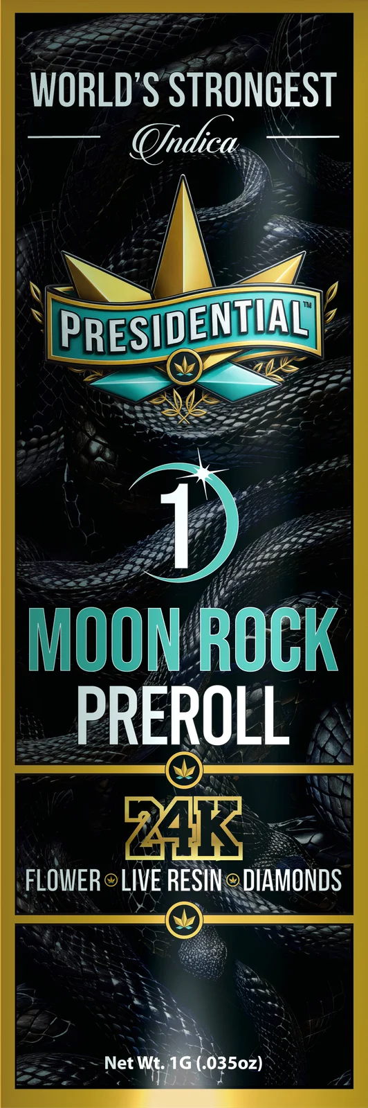 24K Moon Rock Pre-roll pack