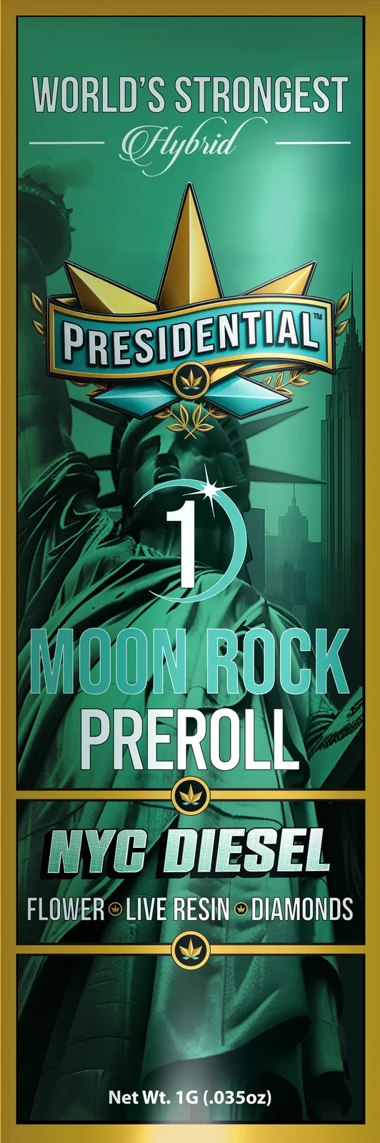 NYC Diesel Moon Rock Pre-roll pack