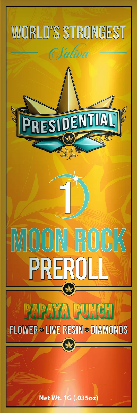 Papaya Punch Moon Rock Pre-roll pack