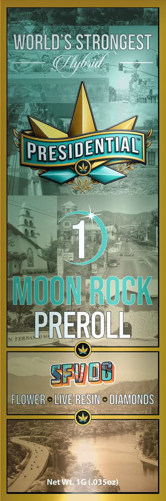 SFV OG Moon Rock Pre-roll pack