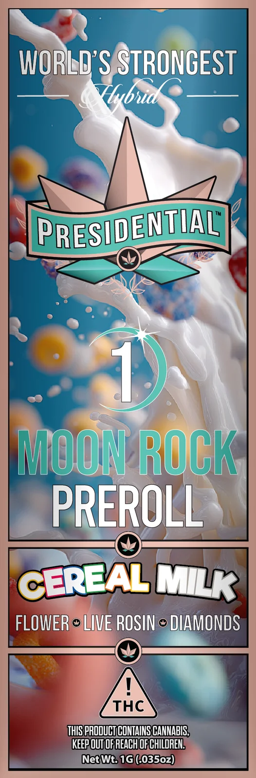 Cereal Milk Moon Rock Pre-roll pack