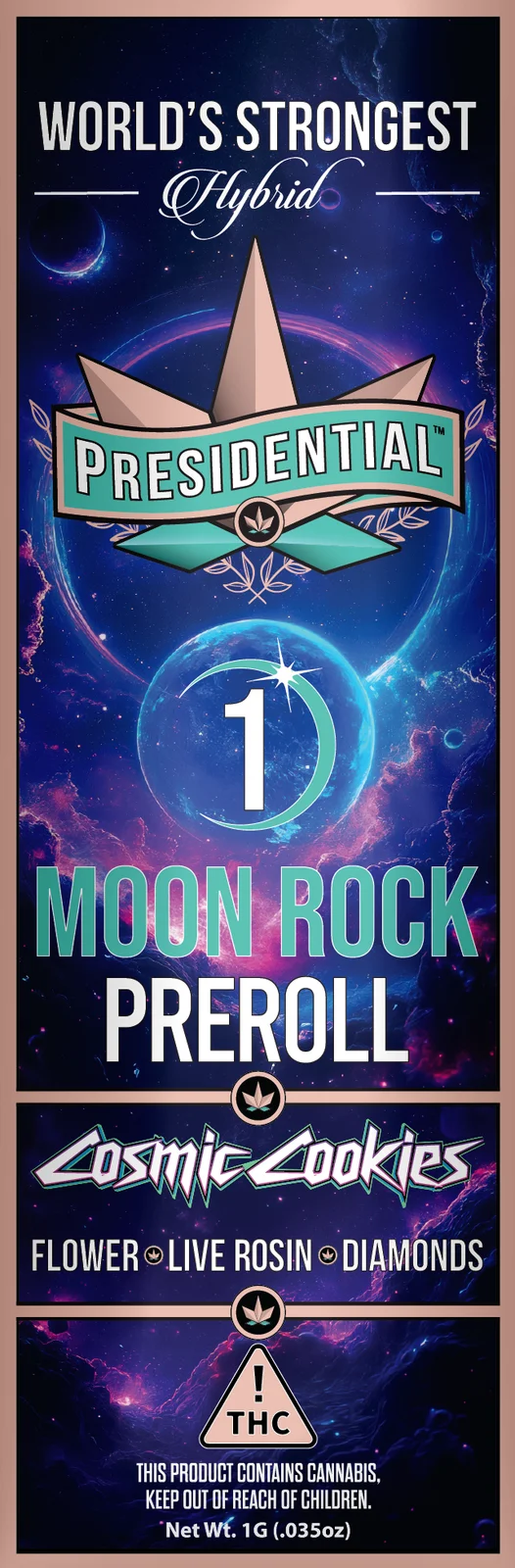 Cosmic Cookies Moon Rock Pre-roll pack