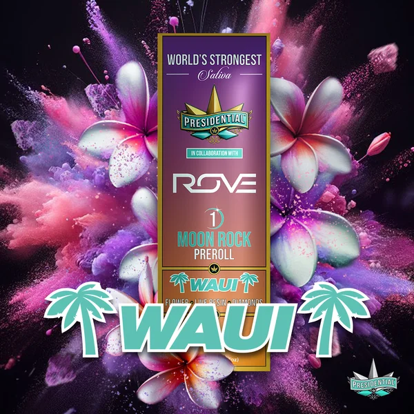Waui Moon Rock Pre-roll artwork by Presidential