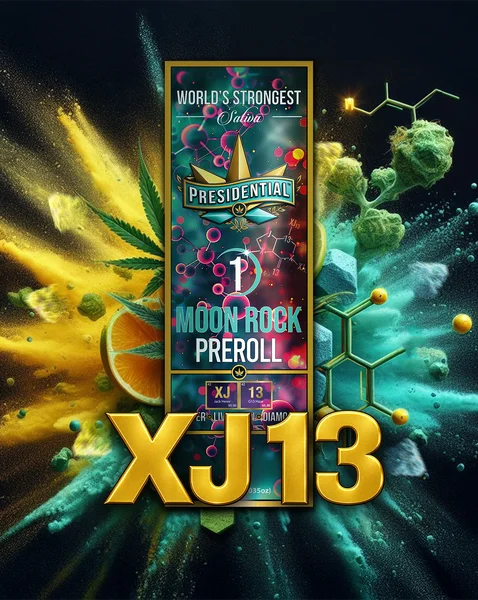 XJ13 Moon Rock Pre-roll artwork by Presidential